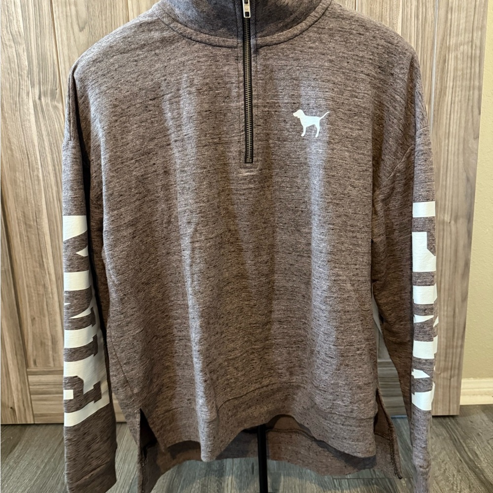 PINK Victoria’s Secret Quarter Zip Pullover – Size Small